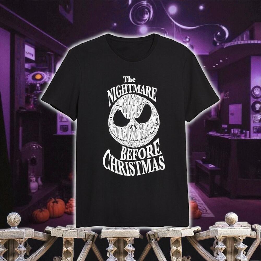 Old Navy Mens XL Nightmare Before Christmas T-Shirt Jack Skellington Disney